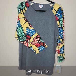 LuLaRoe Randy 3XL Americana Uncle Sam NEW
